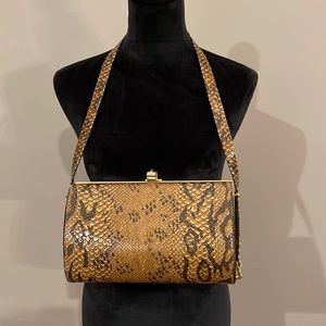 Snakeskin purse